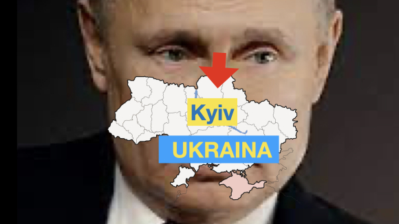 DRAMATISK UTVIKLING: Vladimir Putin utfordrer den demokratiske verden med sitt militære angrep på Ukraina.  Foto: OBM/Wikimedia Commons