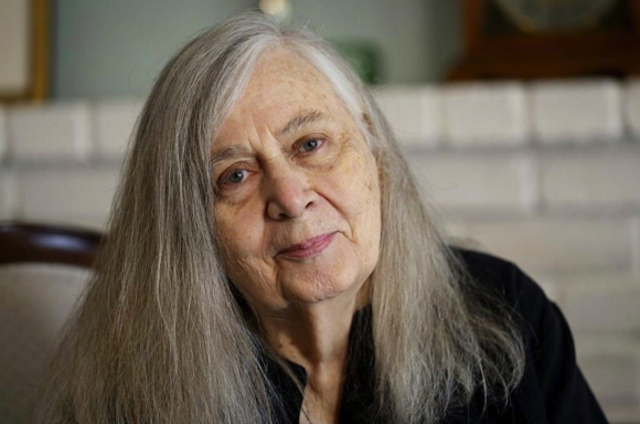 Forfattar Marilynne Robinson held Fosse-foredraget 2026. Foto: Gorm K. Gaare, Nasjonalbiblioteket.